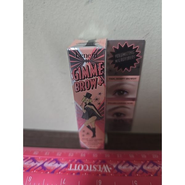 New Benefit Cosmetics Gimme Brow+ Brow-Volumizing Fiber Gel (number 4) 0.1 oz.