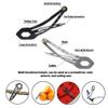 Silver Tactical Survival EDC Multi-Tool Hair Clip - Emergency Utility Kit (3 Pack)