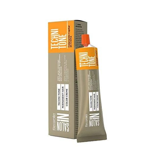 Recamier Professional Salon In Techni-Tone Permanent Hair Color Creme 2.1oz #8.35 Light Golden Mahogany Blonde
