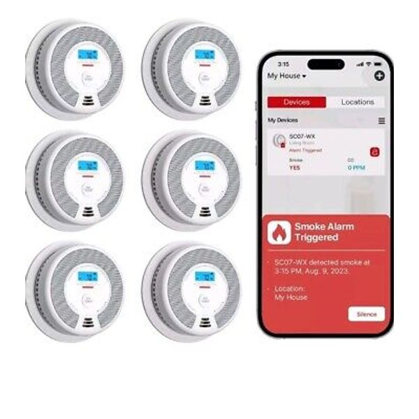 X-Sense Smart Smoke Detector Carbon Monoxide Detector Combo WiFi