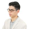 EVERNEVER AZ Label EVAZ-004C1-SG-parent Men's Driving Sunglasses, Polarized Sunglasses, Stylish, Day and Night, Square, UV Protection, Light Color, Thin, Thin, Black, Slightly Smaller to Regular Sizes, Lens Color: Light brown (glare reduction effect: weak