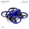 WRAPGRADE Skin Stickers Compatible with DJI Avata 2 (Stratosphere Blue)