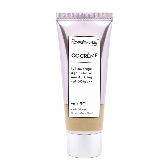 The Creme Shop Color-Adapting Makeup Infused with Kokum Butter, Grapeseed Oil, Cica, Vitamin C, and Aloe Leaf Extract - Full Coverage, Hydrating, SPF 30 - Inclusivity in Every Shade – FAIR 30