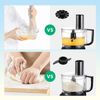 600W Kitchen Food Processor 10 Cup Food Chopper Blender Juicer Multifunctional