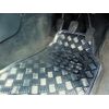 XtremeAuto® Universal 4 piece Car Floor Mat Set, SILVER Anodised Metallic Effect.