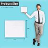1InTheOffice Poly Envelopes Button & String Closure, Expanding Wallet, Letter Size, Clear, 10/Pack