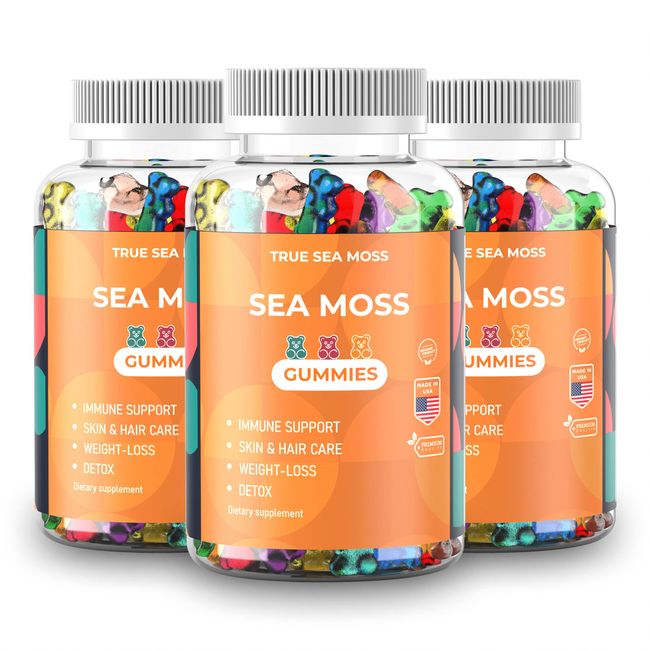 TrueSeaMoss Wildcrafted Irish Sea Moss Gel and Gummies – Nutritious Organic  Raw Seamoss Rich in Minerals, Proteins & Vitamins – Antioxidant Health