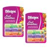Blistex Fruit Smoothies Lip Moisturizers 3 Sticks 0.10 oz each Pack of 2