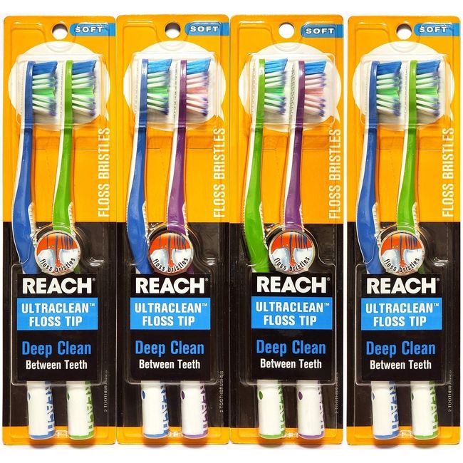 REACH Fresh & Clean Toothbrush with Soft Bristles, 2 Count - Reach  Toothbrush