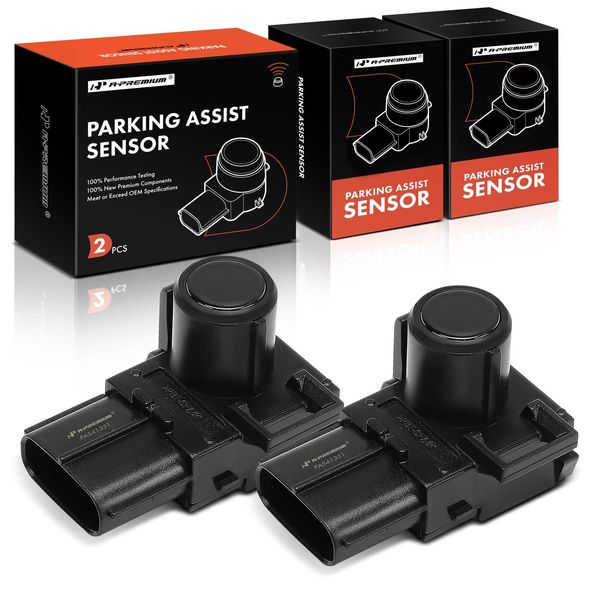 A-Premium 2-PC Rear Outer Reverse Backup Parking Assist Sensor Compatible with Select Toyota Models - Tundra 2007-2013