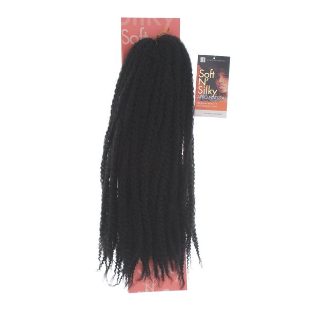 Sensationnel Afro Twist Braid. Colour 2: Black. Soft and Silky Afro Natural