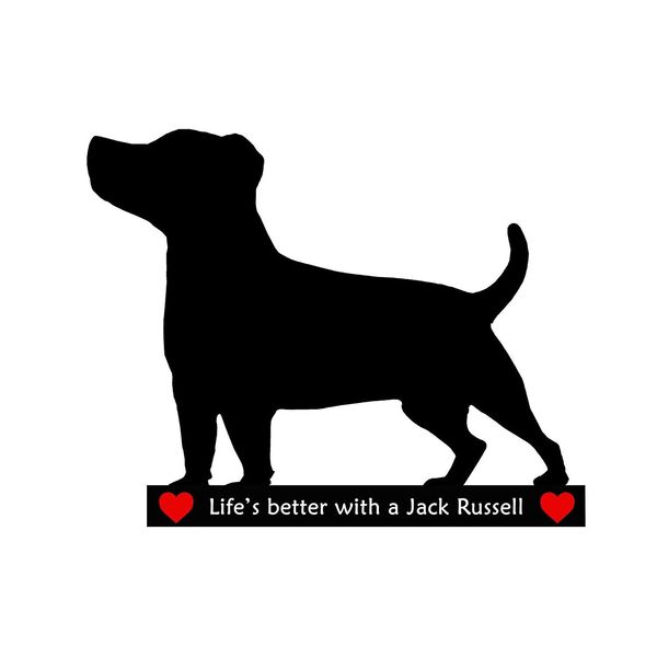 Jack Russell Terrier Flexible Dry Wipe Fridge Magnet max 12" x 8" and Marker Pen