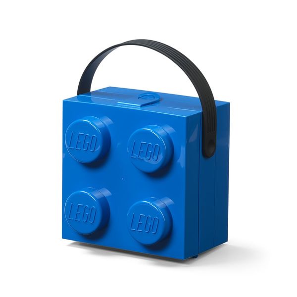 Lego 40240602 Lunchbox with Handle, Bright Blue