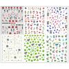 LANODO 6 Pcs Nail Stickers, Beautiful, 3D, Spring and Summer, Flower Plants, Multiple Styles, DIY Nail Sticker Set