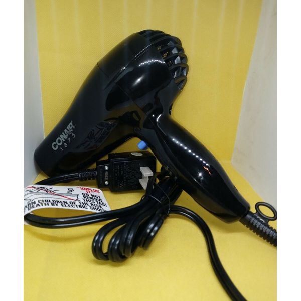 Conair® Handheld 1875 Watt Hair Dryer, Cool Shot Button, Black  247BW Qty-1