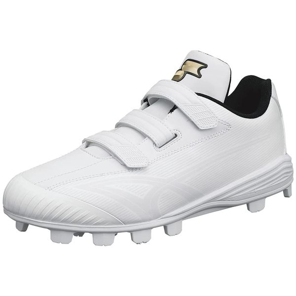 SSK MC2 Glow Road Baseball Cleats, white × white (1010)