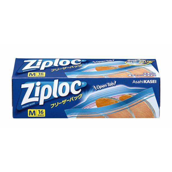 Ziploc Freezer Bags, Medium, Pack of 16