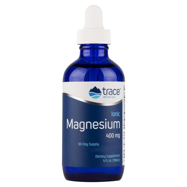 Trace Minerals Research Ionic Magnesium, 400mg, vegan, 118ml, Lab Tested, Vegetarian, Gluten Free, Soya Free, GMO Free