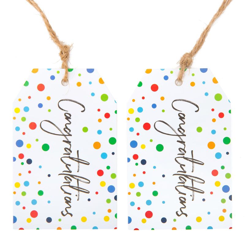 G2PLUS Congratulations Gift Tags, Gift Tags for Graduation with String ...