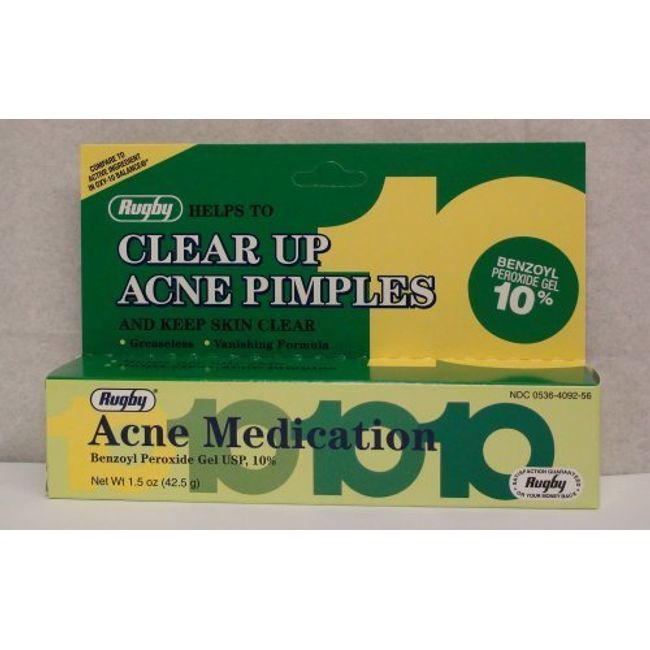 Rugby Acne Medication 10% 42.5gm