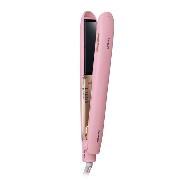 Panasonic EH-HS9A-P Hair Straightening Iron, For Overseas Use, Nanocare Pink