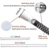 Adjustable Tension Curtain/Shower Rod – No Drilling, Non-Slip
