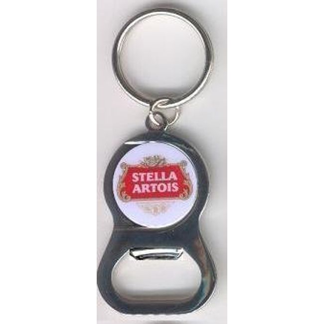 Stella Artois Belgian Beer Bottle Opener w/Keychain