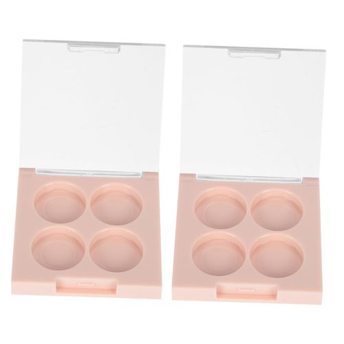 PACKOVE 6pcs Multi Eyeshadow Organizer Tray Compact Empty Cosmetic Sub Box for Makeup for Storing Eyeshadows Blushers and Lipsticks Practical Makeup Storage