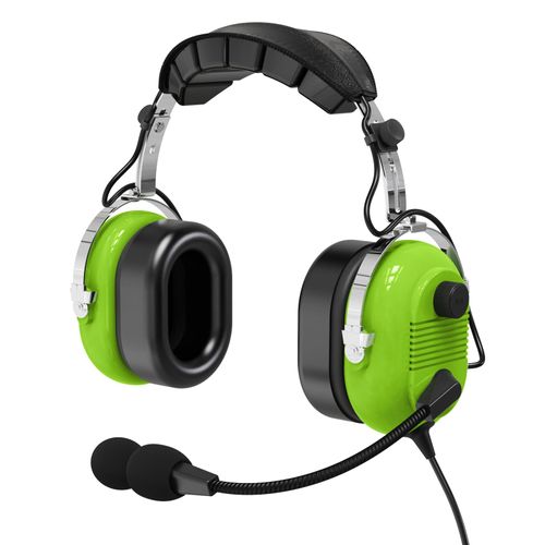 Renastar PNR General Aviation Headsets for Flight School Student, Dual GA Plug, Passive Noise Cancelling Aviation Headphones for Pilots, Mono and Stereo
