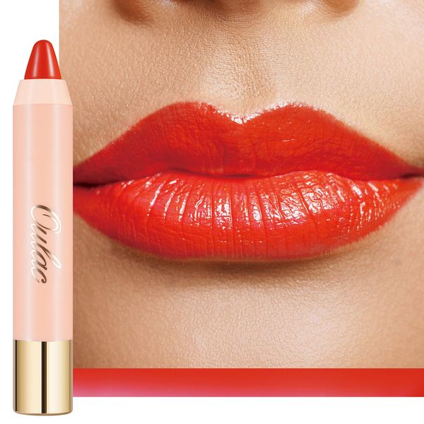 Oulac 2-in-1 Lippenstift Stift und Rouge,Tinted Lip Balm,Pflegender Lippenstift für ein ebenmäßiges Finish, Auf Gesicht und Lippen Auftragen, Feuchtigkeitsspendend Lip Tint, Bloom Bloom (03)