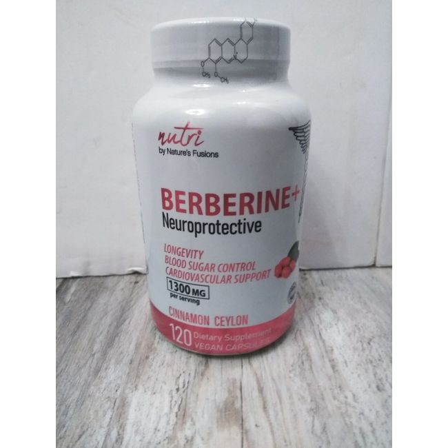 Nutri By Nature's Fusions Berberine 120 Capsules