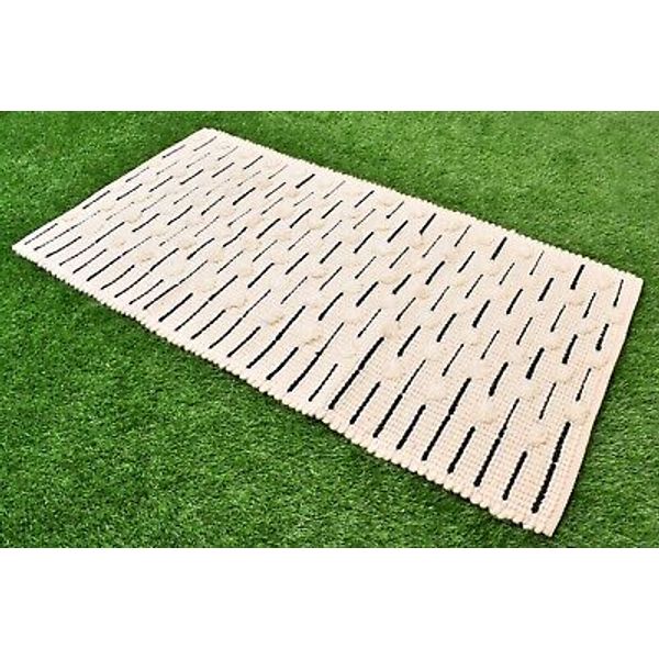 2.25X4 Ft. Wool & Cotton Dhurrie New Rugs Indoor/Outdoor Runner Washable Doormat