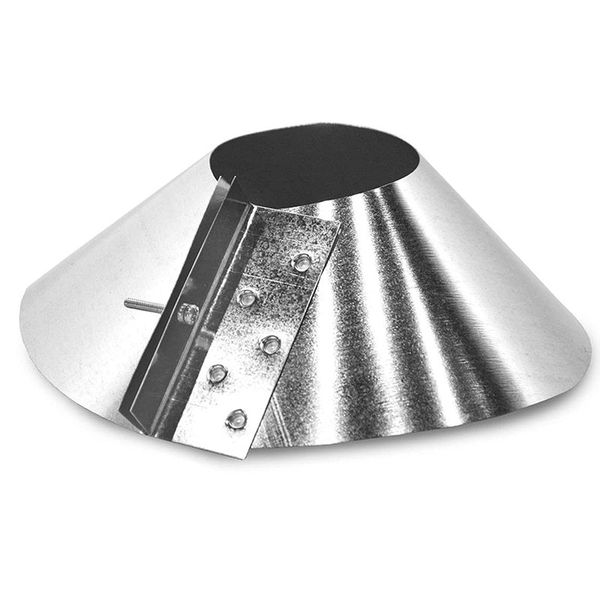 United States HDW/U S HA Galvanized Storm Collar, 8"