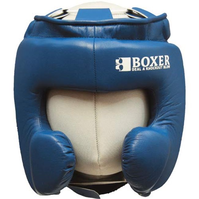 ISAMI COTEX Boxer Head Guard (IBX-280) Made in Japan (Blue, L)