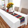 2Pack 14" x 108" Mexican Serape Table Runner Fiesta Party Decorations Tablecloth