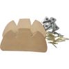 Actika Leather Heel Repair Kit for Geta, beige