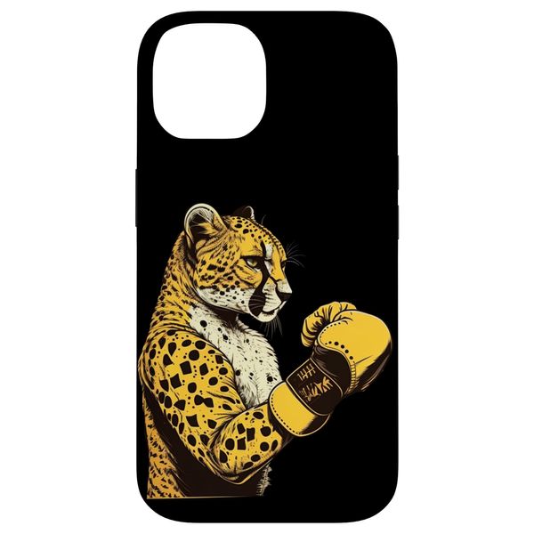 iPhone 14 Boxing Leopard Boxer Boxing Gloves Kickboxer MMA Kickboxing Case