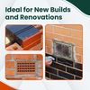 9" x 6" Cavity Wall Extension Sleeve for Air Draught Ventilator Vent