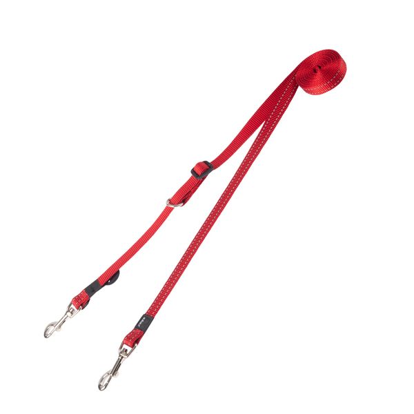 Control Multi-Leash Medium - Red