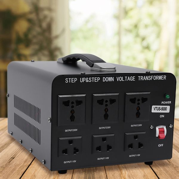 NEW 5000W Voltage Converter Transformer Step Up / Down 110/120V | 220/240V Power