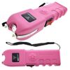 High Power Stun Max Volt Thunder Blast LED Flashlight for Self Defense Gun Pink
