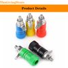 20 PCS Binding Posts Terminal, Socket Binding Post Female Socket Jack for 4mm Banana Plug Connector, Binding Post for Electronic Test Equipment(5 Color)