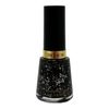 Revlon Nail Enamel Polish Sparkle Aplenty Dark Grey Silver Micro & Hex Glitter