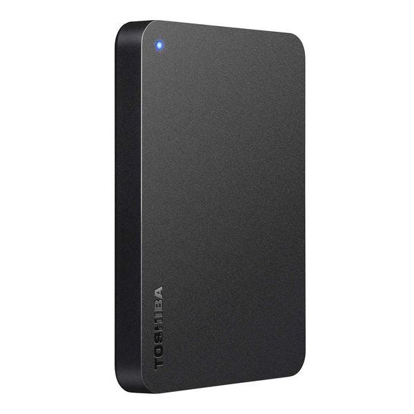 Toshiba Canvio HD-TPA1U3-B/N 1 TB USB 3.2 (Gen 1) Compatible Portable Hard Drive, PC/TV Compatible, Buffalo Support, Fault Forecast, External, Mac, Black