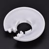 12 Pack Plastic Radiator Pipe Covers Pipe Collars for 15 mm Diameter Pipe (White)