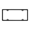 CLA Plain Slim Metal License Plate Frame - Black