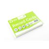 Silvine 6x4" 100% Recycled Flash Cards - Lined (100 Cards) White