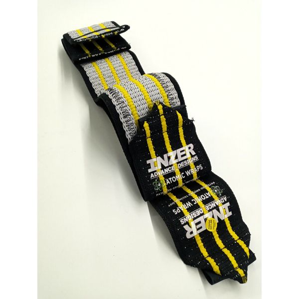 INZER ATOMIC Wrist Wraps (Pair) 20'' Powerlifting Weightlifting Bench Press