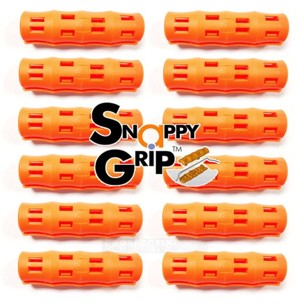 SNAPPY GRIP Ergonomic Replacement Bucket Handles 12 ORANGE
