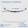 USA Made 3 Leaf 25 1/4" 1,750 lbs Double Eye Trailer Leaf Spring